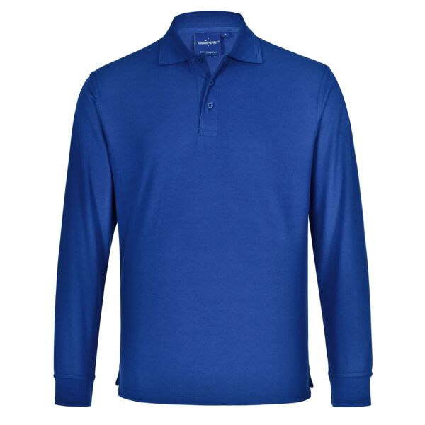 Unisex Traditional Poly/Cotton Pique Long Sleeve Polo Thumbnail