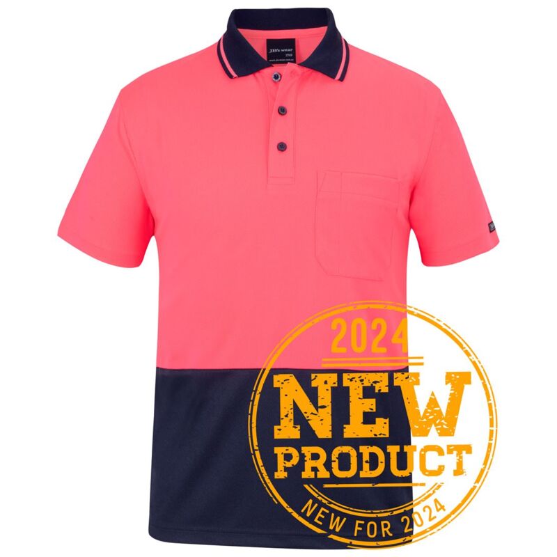 JB's Hi Vis 4602.1 Non Cuff Trad Polo Thumbnail