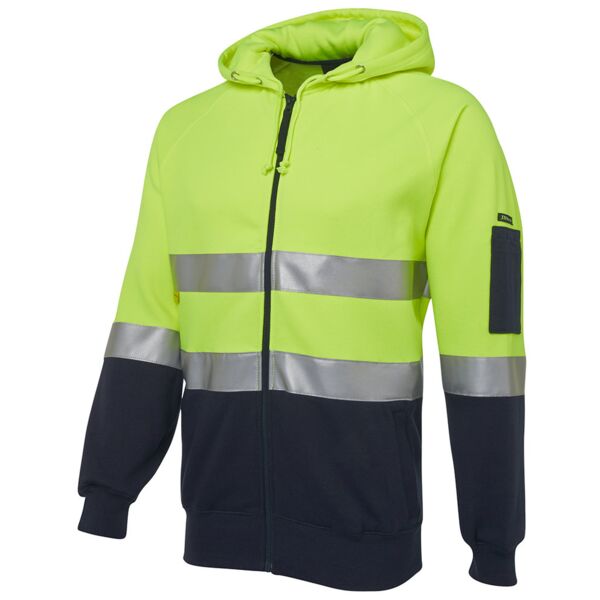 JB's Hi Vis (D+N) Fleecy Hoodie Thumbnail