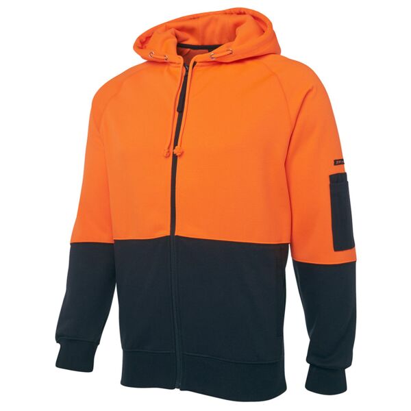JB's Hi Vis Fleecy Hoodie Thumbnail