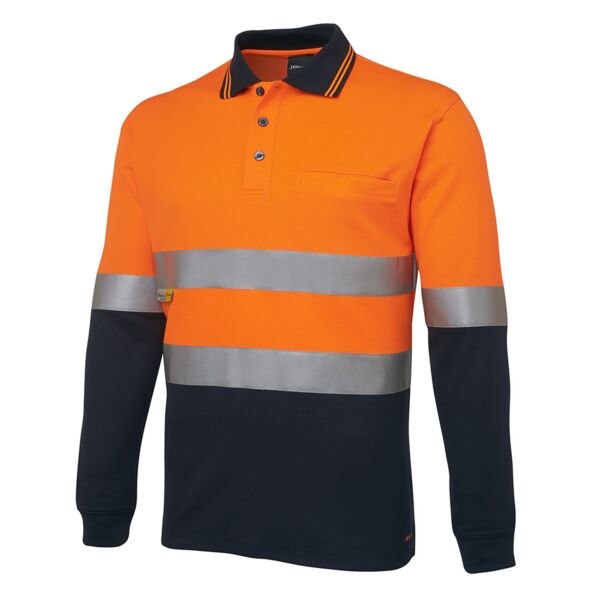 JB's Hi Vis L/S (D+N) Trad Polo Thumbnail