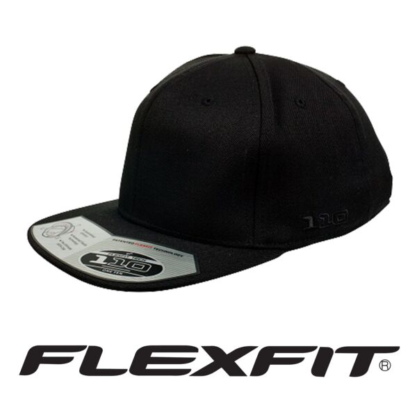 110 Flat Peak Snapback Cap Thumbnail