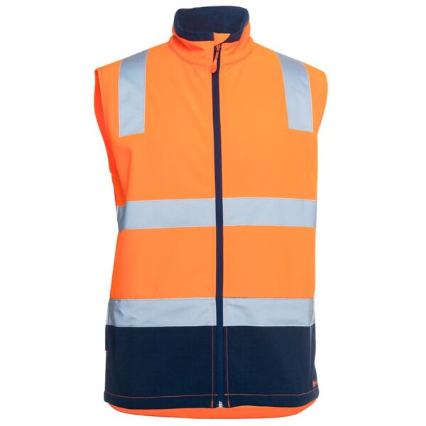 HI VIS D+N WATER RESISTANT SOFTSHELL VEST Thumbnail