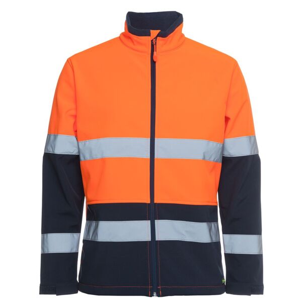 HI VIS D+N WATER RESISTANT SOFTSHELL JACKET Thumbnail