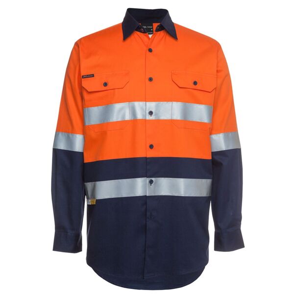 HI VIS L/S (D+N) 150G WORK SHIRT Thumbnail
