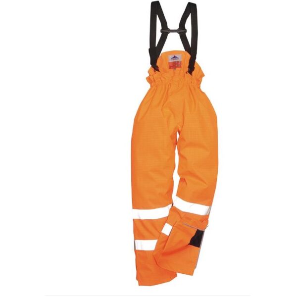 BIZFLAME RAIN UNLINED - HI-VIS ANTISTATIC FR PANTS Thumbnail