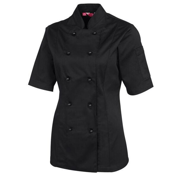 JB's Ladies S/S Chef's Jacket Thumbnail