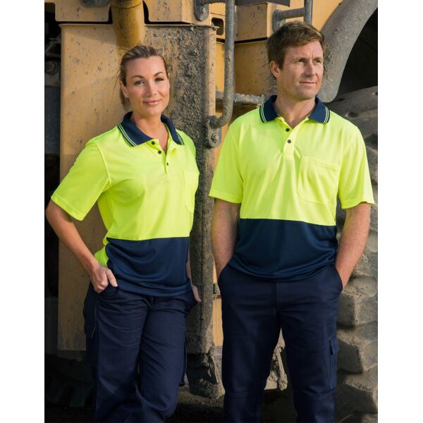High Visibility CoolDry Short Sleeve Polo Thumbnail