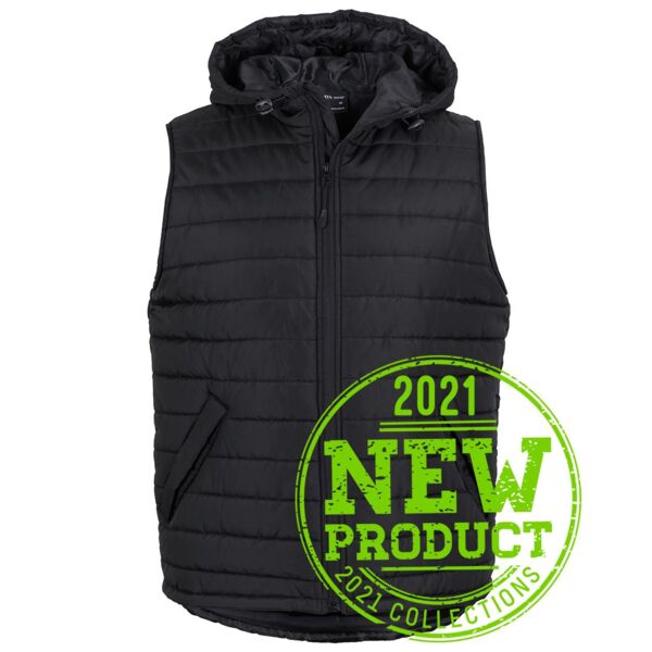 HOODED PUFFER VEST Thumbnail