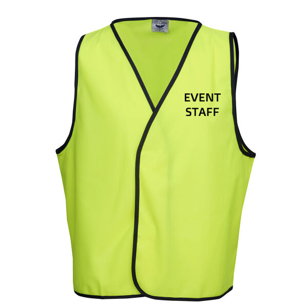 HI-VIZ 'EVENT STAFF' HI-VIZ DAY VEST 2 Thumbnail