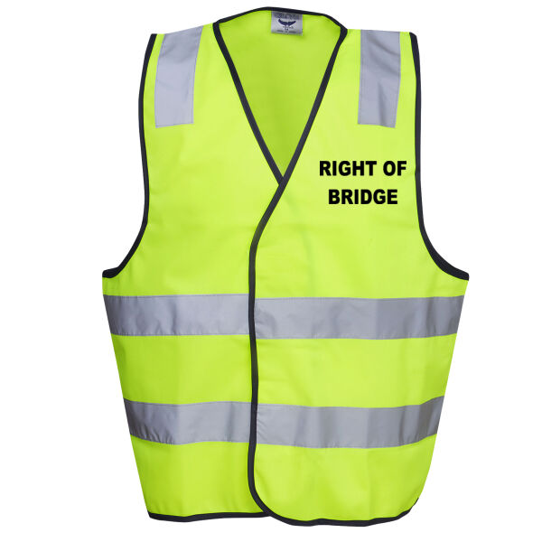 HI-VIZ ' RIGHT OF BRIDGE' HI-VIZ DAY VEST Thumbnail