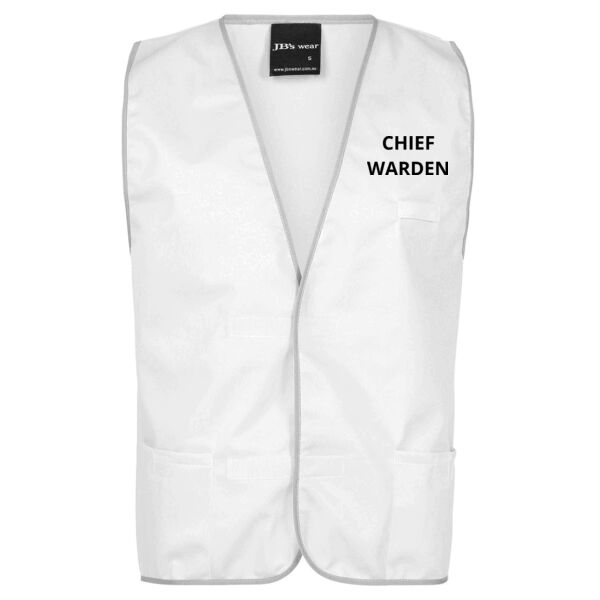 Chief Warden White Day Vest Thumbnail