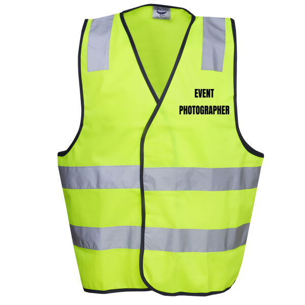 HI-VIZ ' EVENT PHOTOGRAPHER' HI-VIZ DAY VEST Thumbnail