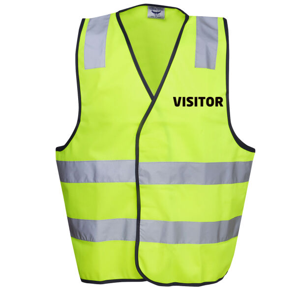 HI-VIZ  'VISITOR' SAFETY DAY/NIGHT VEST  Thumbnail