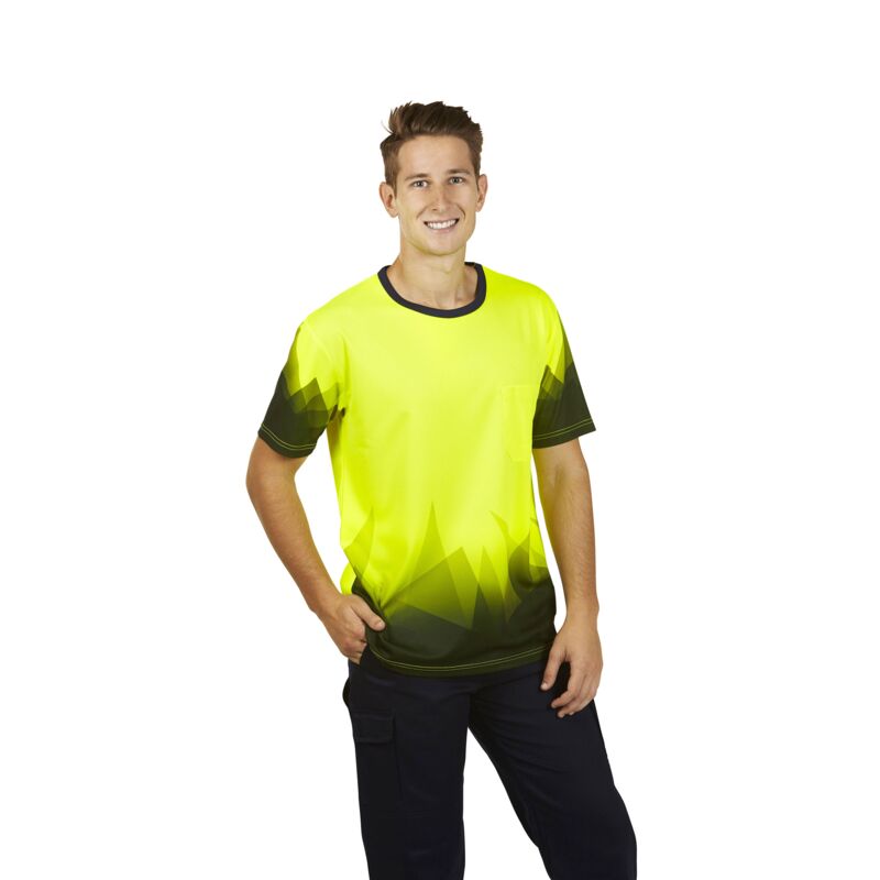 Triangular Sublimation Hi Vis T-Shirt  Thumbnail