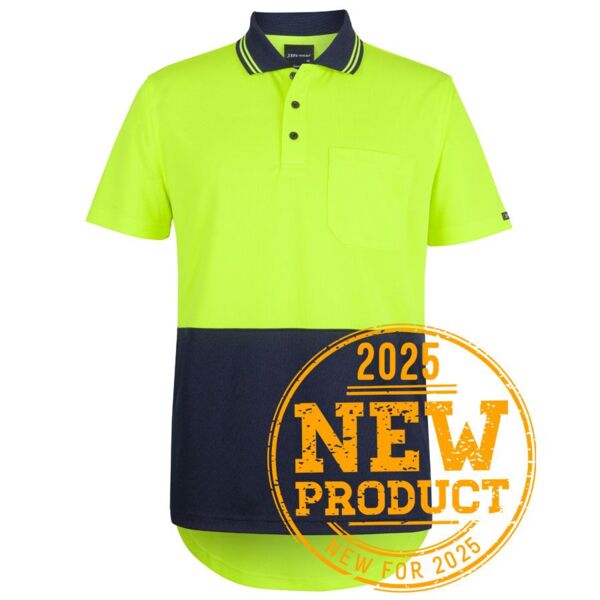 JB's wear JB's Hi Vis S/S Drop Tail Polo 6HDS JB's Hi Vis S/S Drop Tail Polo Thumbnail