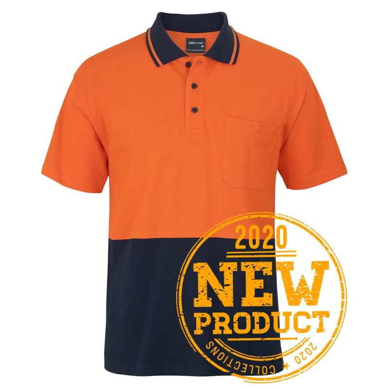 HI VIS S/S COTTON PIQUE TRAD POLO Thumbnail