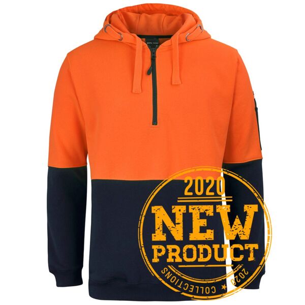 HI VIS 1/2 ZIP HOODIE Thumbnail