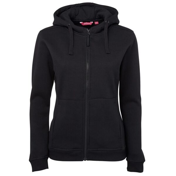 JB's Ladies Full Zip Fleece Hoodie Thumbnail