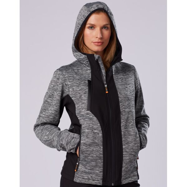 LAMINATED FUNCTIONAL KNIT HOODIE-Unisex Thumbnail