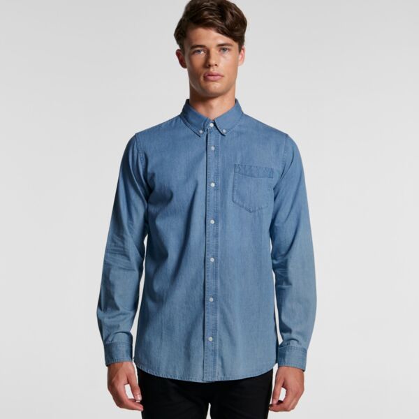 MEN'S BLUE DENIM SHIRT Thumbnail