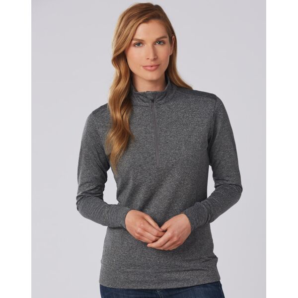 Ultimate Half Zip Long Sleeve Sweat Top- Ladies Thumbnail