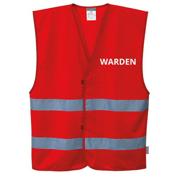 Red safety vests shop