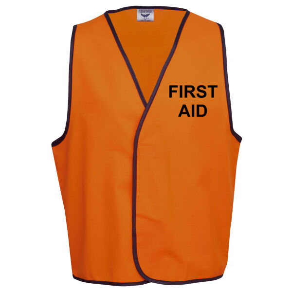 HI-VIZ 'FIRST AID' SAFETY DAY or DAY/NIGHT VEST Thumbnail