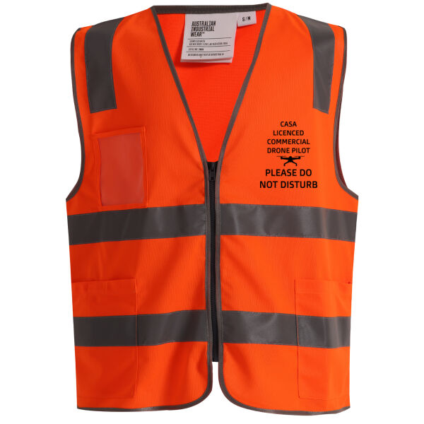 CASA CERTIFIED DRONE PILOT ELITE HI-VIZ DAY/Night VEST  Thumbnail